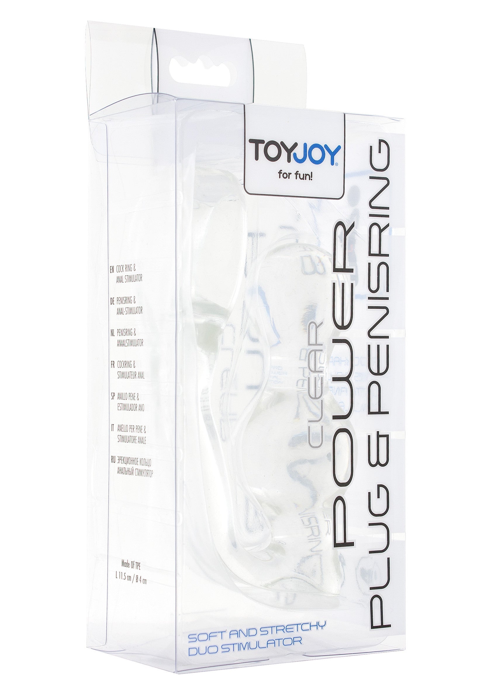 Performance masculine ToyJoy Power Plug & Penisring