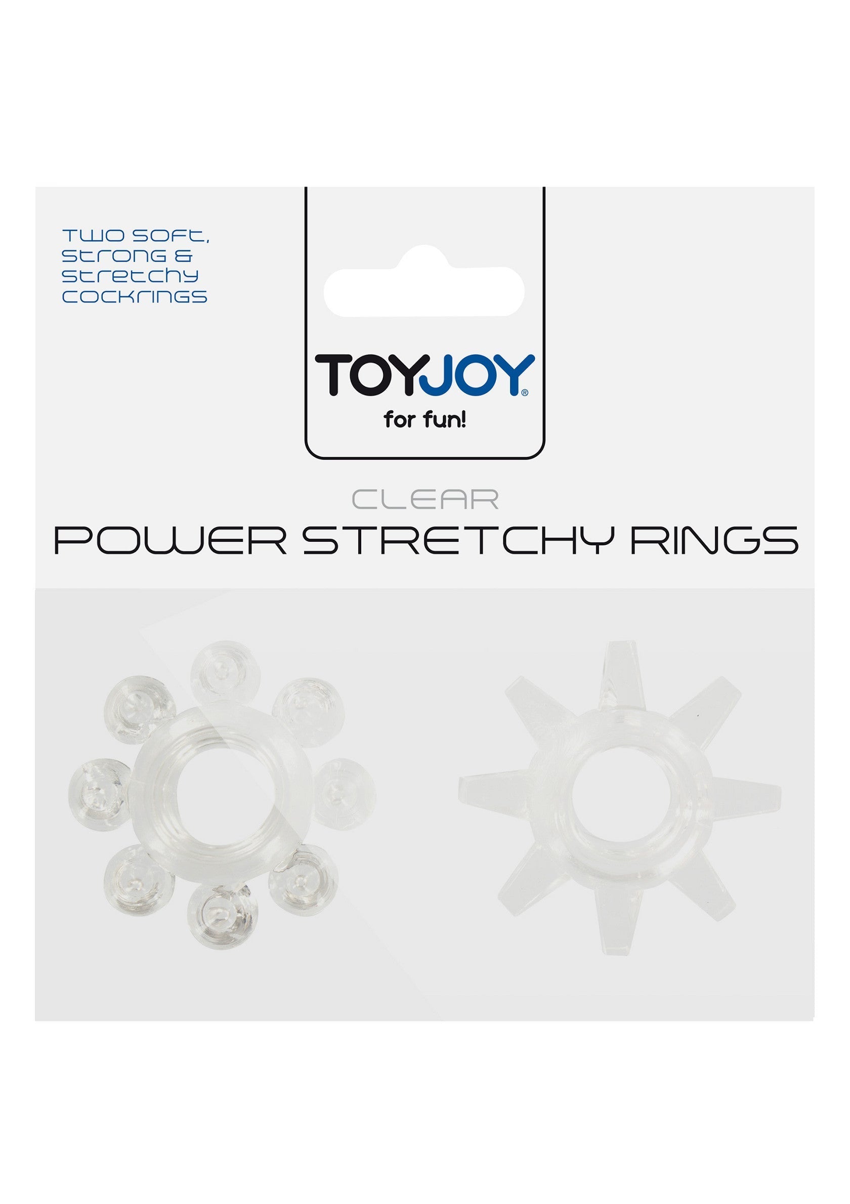 Performance masculine ToyJoy Power Stretchy Rings 2 pcs