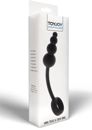 Jouet anal ToyJoy Anal Plug & Cock Ring