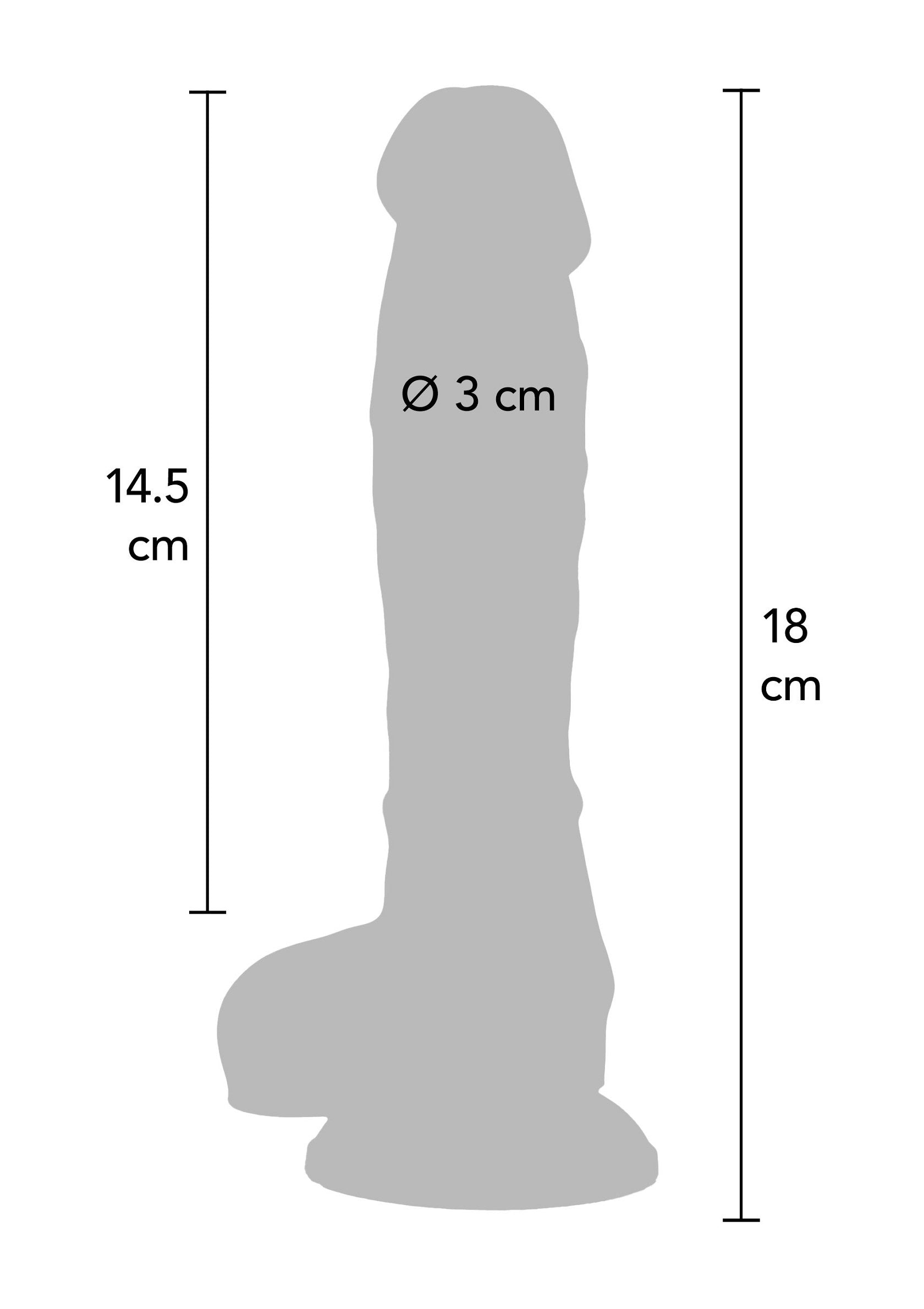 Dildo ToyJoy Rainbow Lover Dildo 18 cm