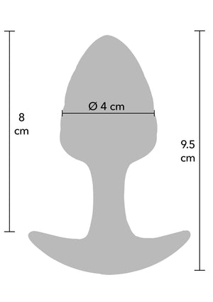 Jouet anal ToyJoy Crystal Butt Plug Medium