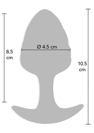 Jouet anal ToyJoy Crystal Butt Plug Large