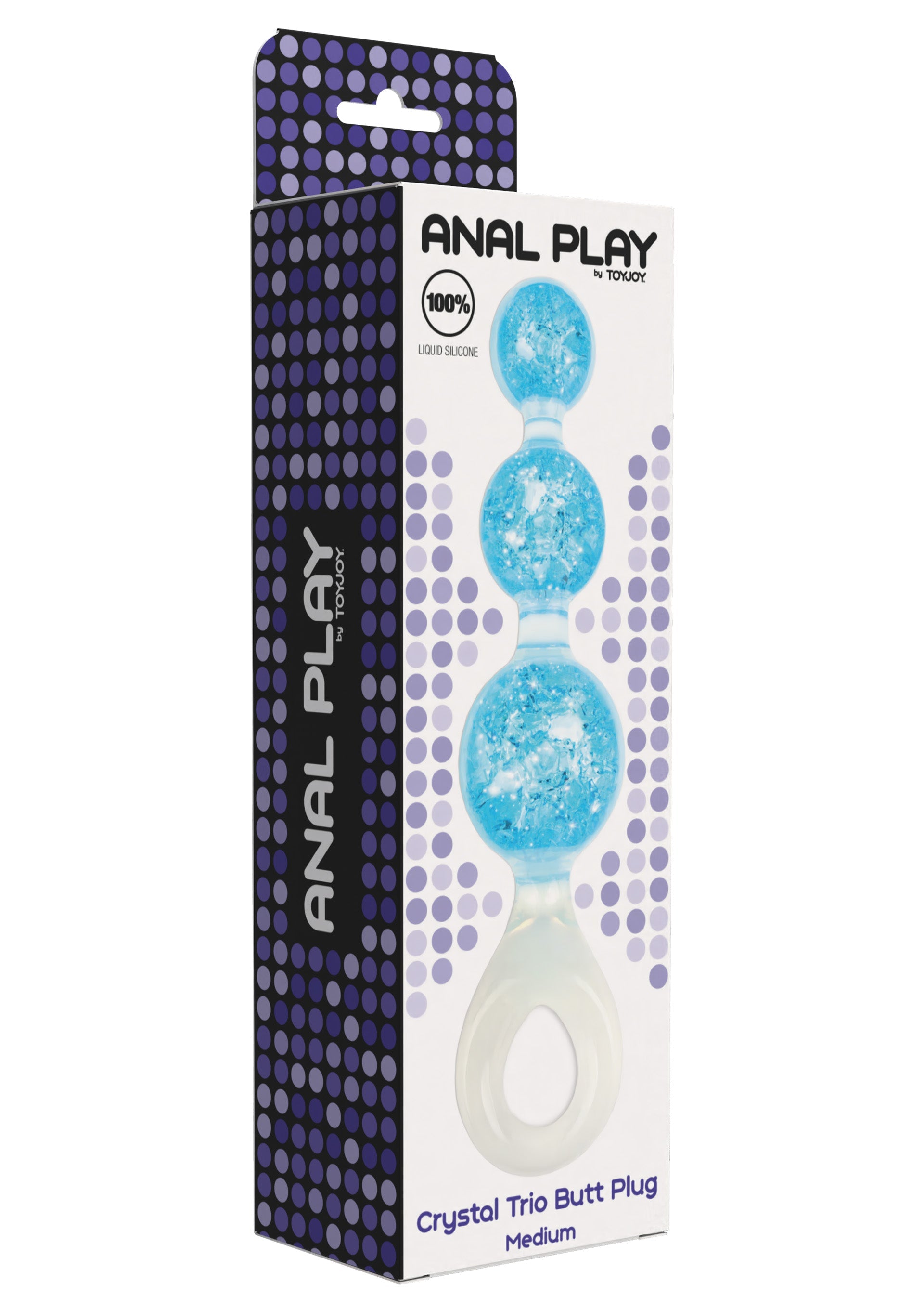 Jouet anal ToyJoy Crystal Trio Butt Plug Medium
