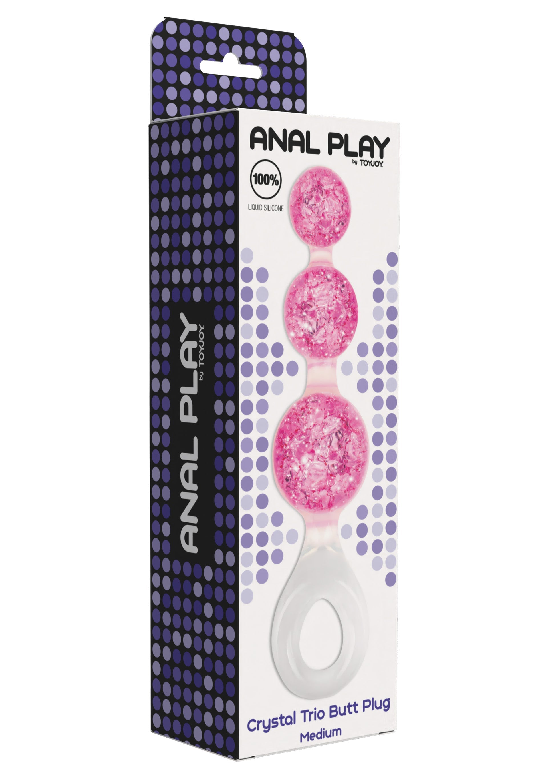 Jouet anal ToyJoy Crystal Trio Butt Plug Medium