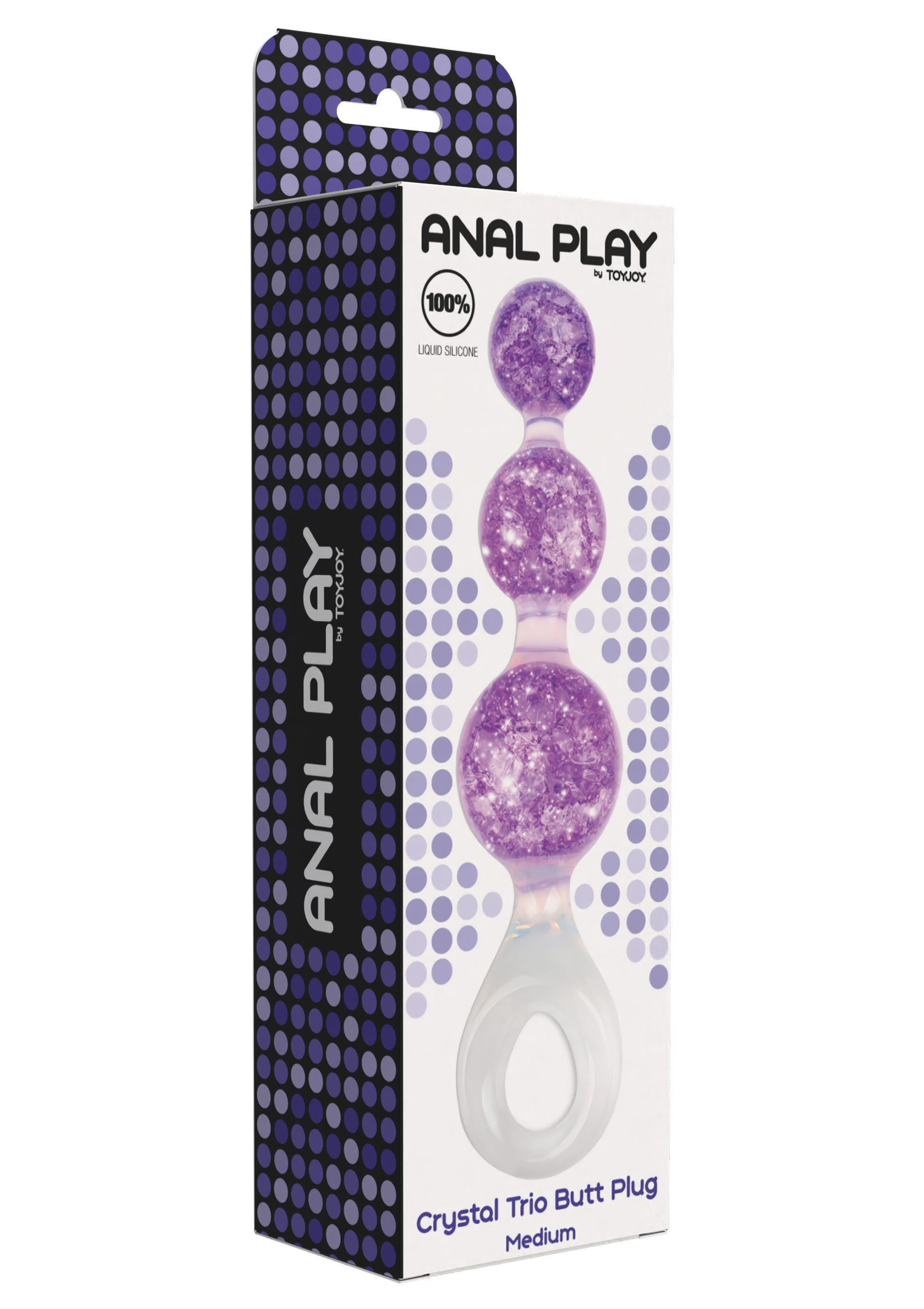 Jouet anal ToyJoy Crystal Trio Butt Plug Medium