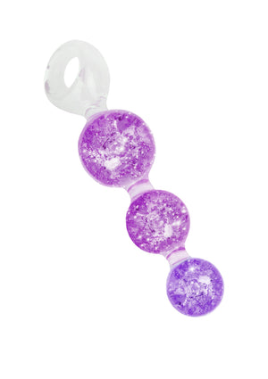 Jouet anal ToyJoy Crystal Trio Butt Plug Medium