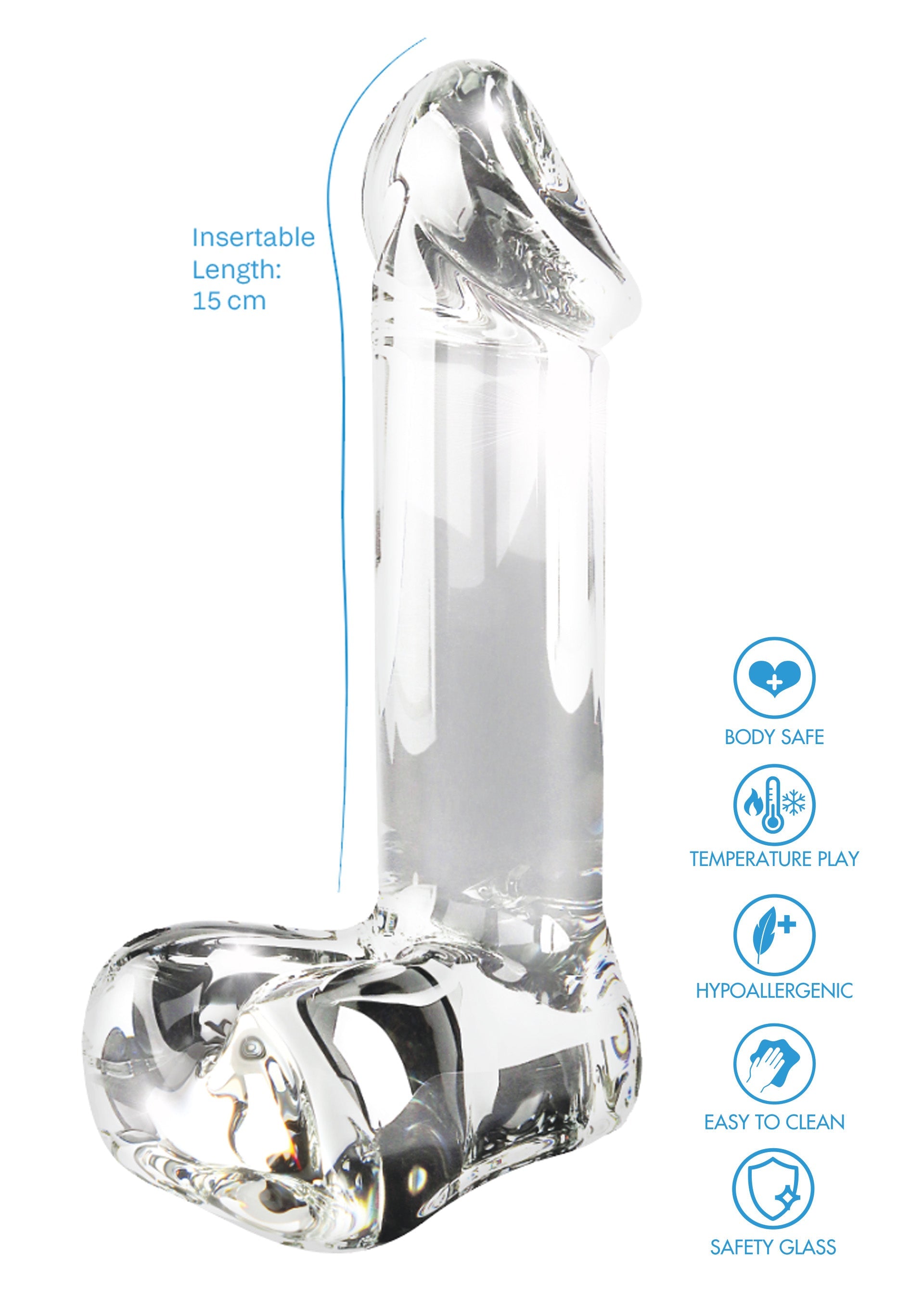 Dildo ToyJoy Crystal Cock