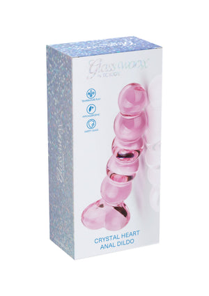 Jouet anal ToyJoy Crystal Heart Anal Dildo