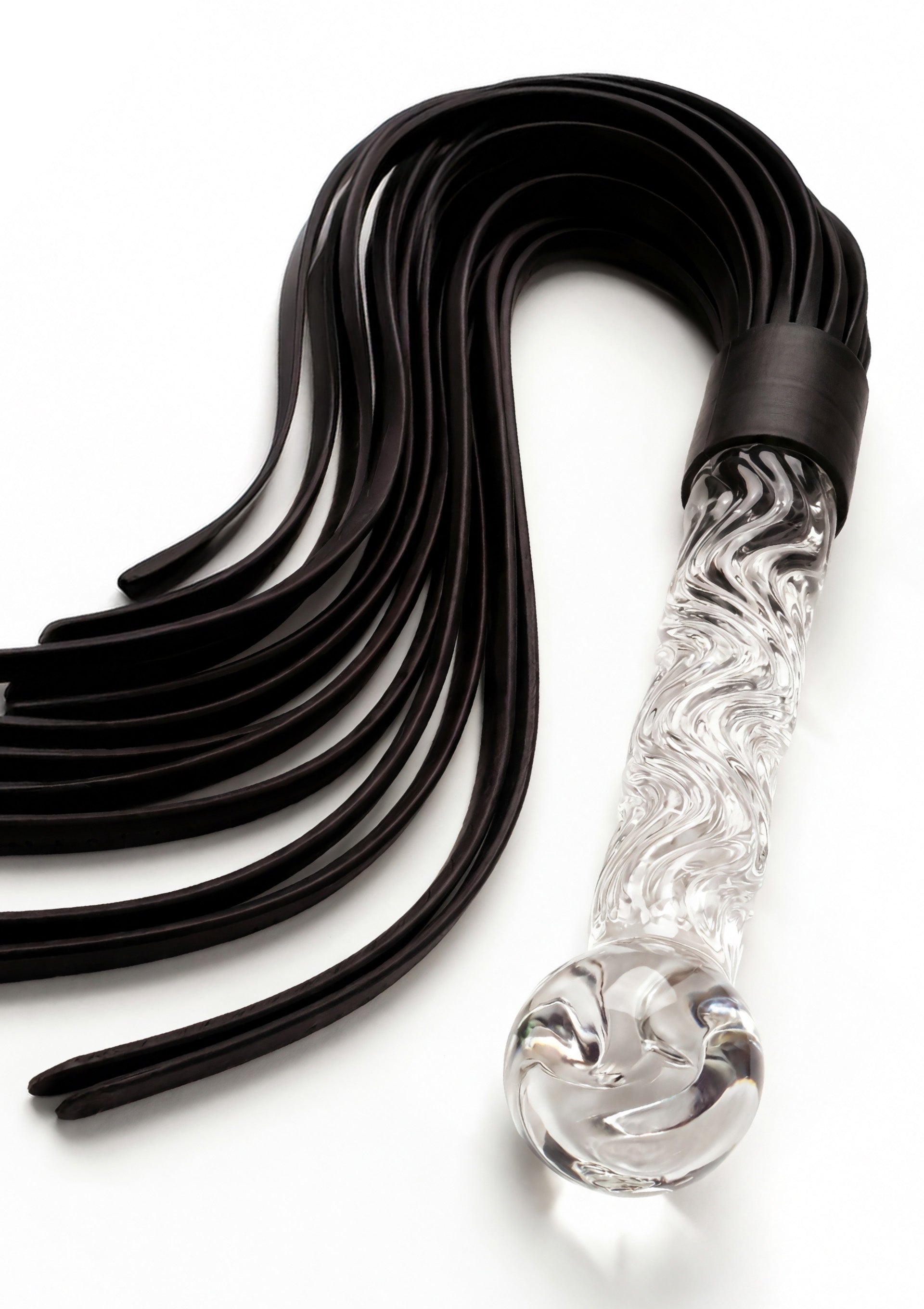 Accessoire BDSM ToyJoy Crystal Leather Whip