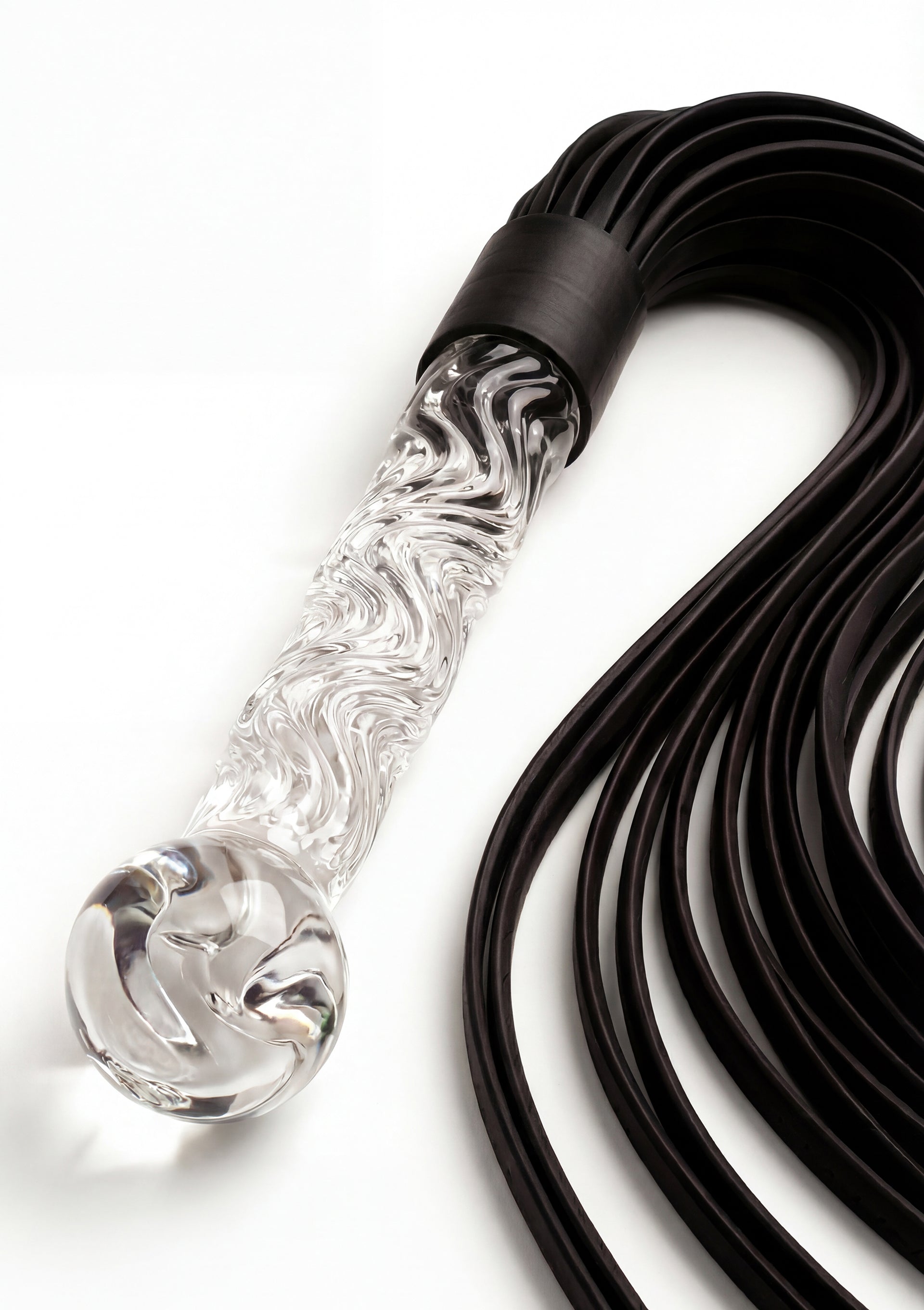Accessoire BDSM ToyJoy Crystal Leather Whip