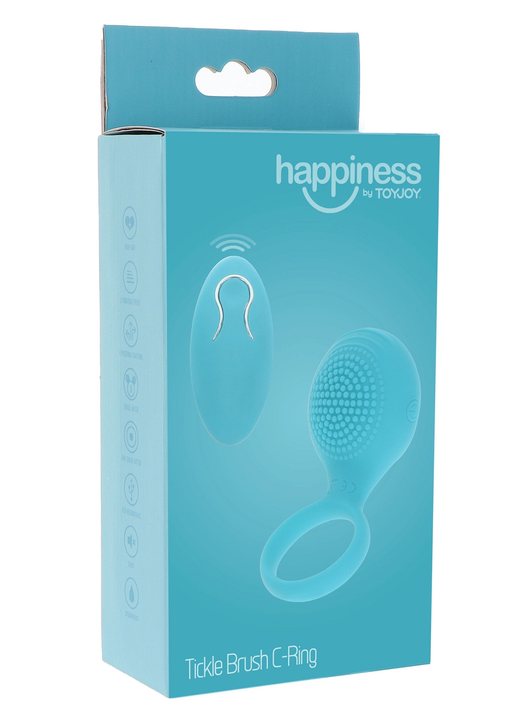 Performance masculine ToyJoy Tickle Brush C-Ring