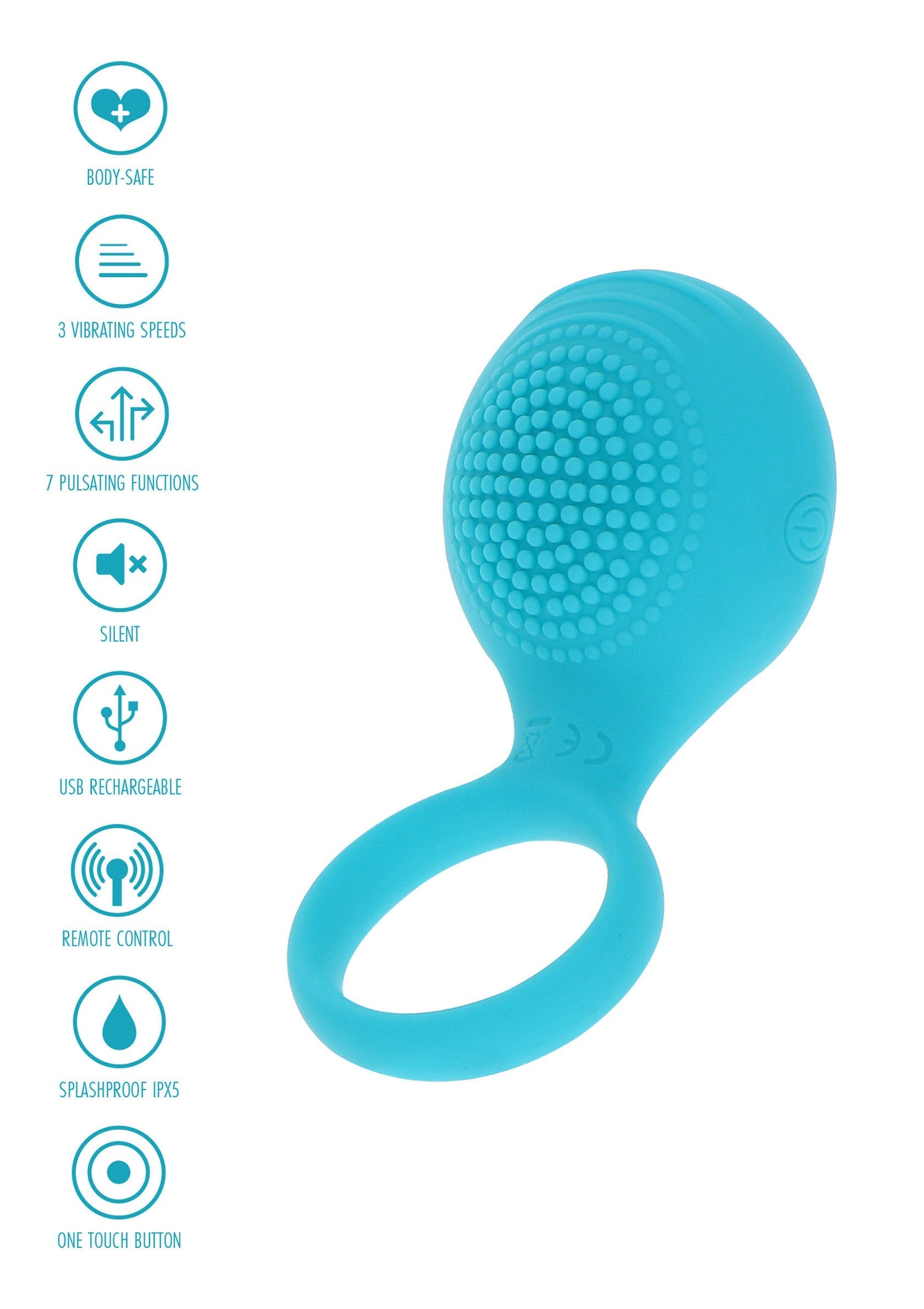 Performance masculine ToyJoy Tickle Brush C-Ring