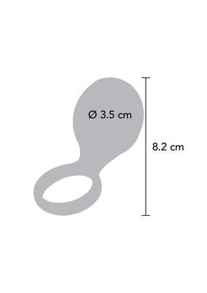 Performance masculine ToyJoy Tickle Brush C-Ring