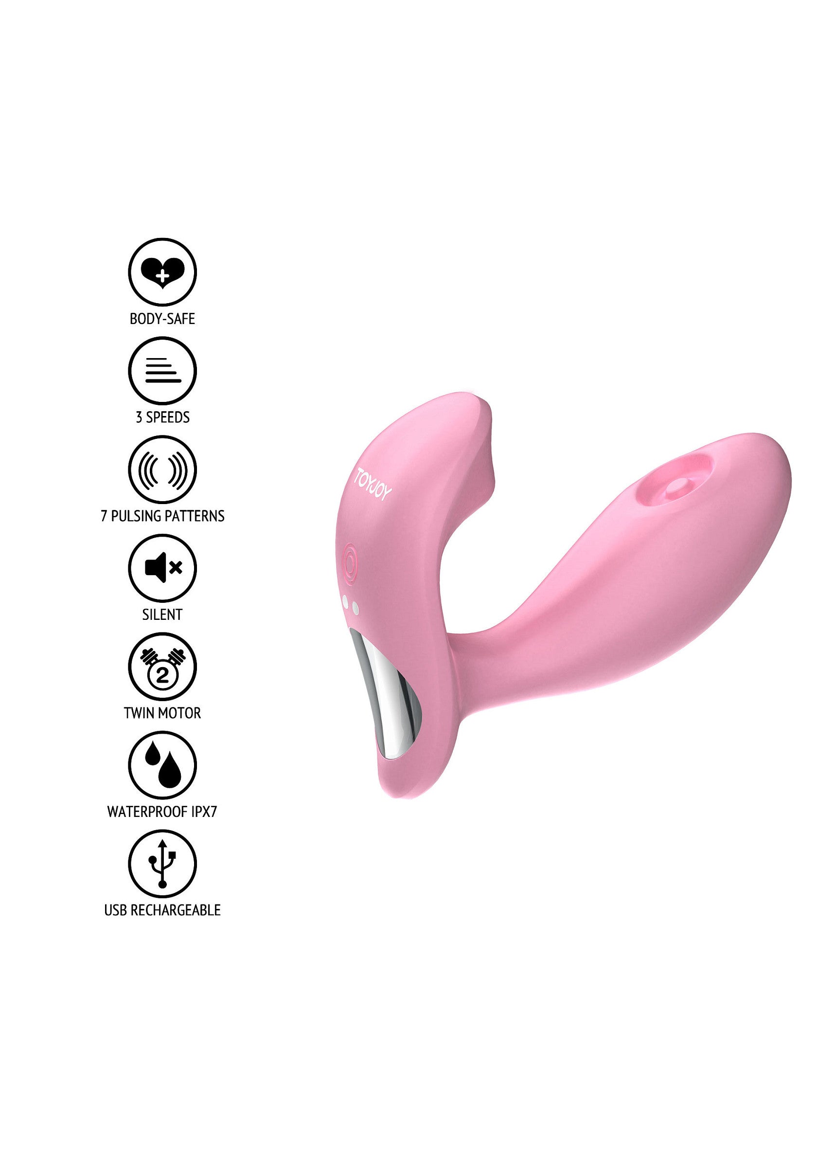 Vibromasseur ToyJoy Flamingo Pulsating G-spot Vibrator