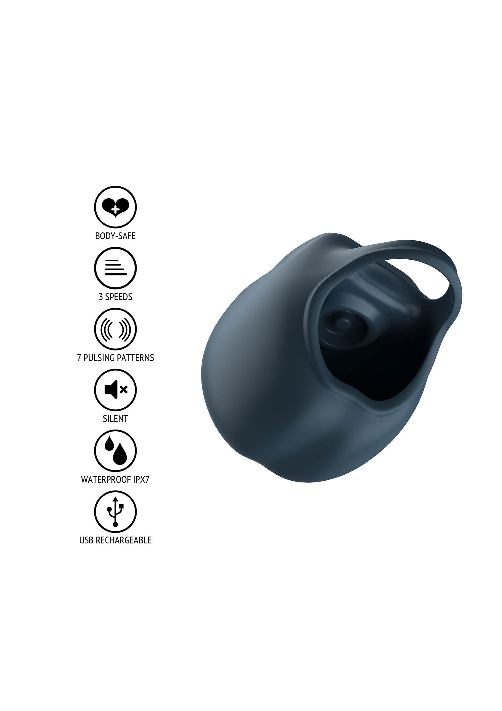 Performance masculine ToyJoy Bronx Scrotum Sleeve Ring