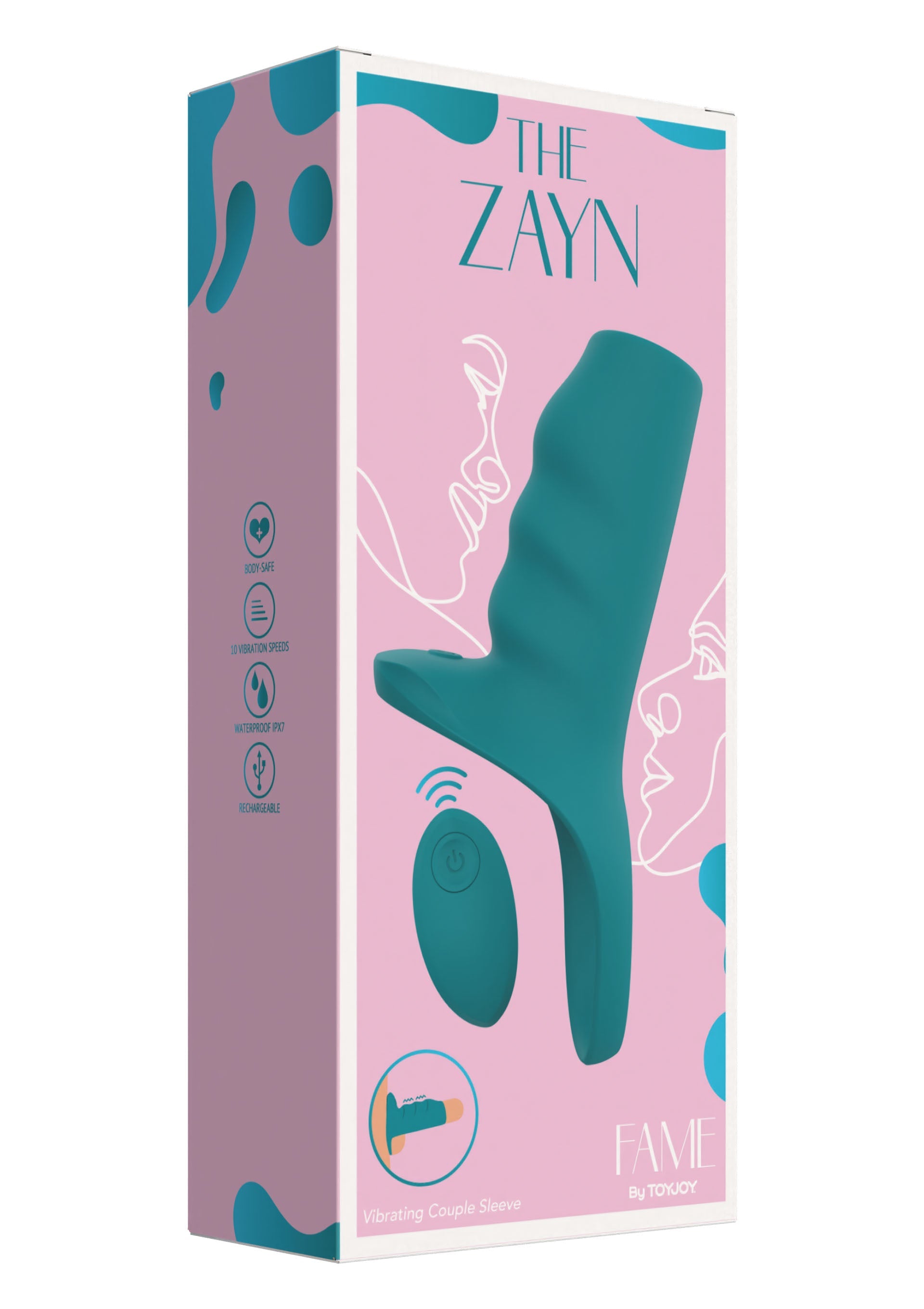Performance masculine ToyJoy The Zayn Vibrating Couple Sleeve