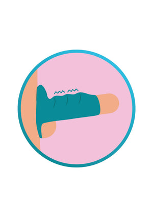 Performance masculine ToyJoy The Zayn Vibrating Couple Sleeve