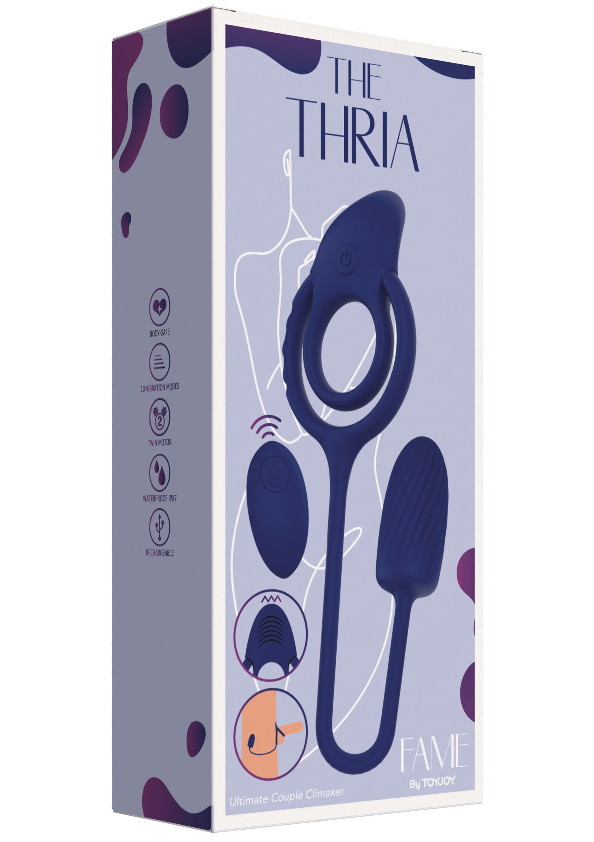 Performance masculine ToyJoy The Thria Ultimate Couple Climaxer