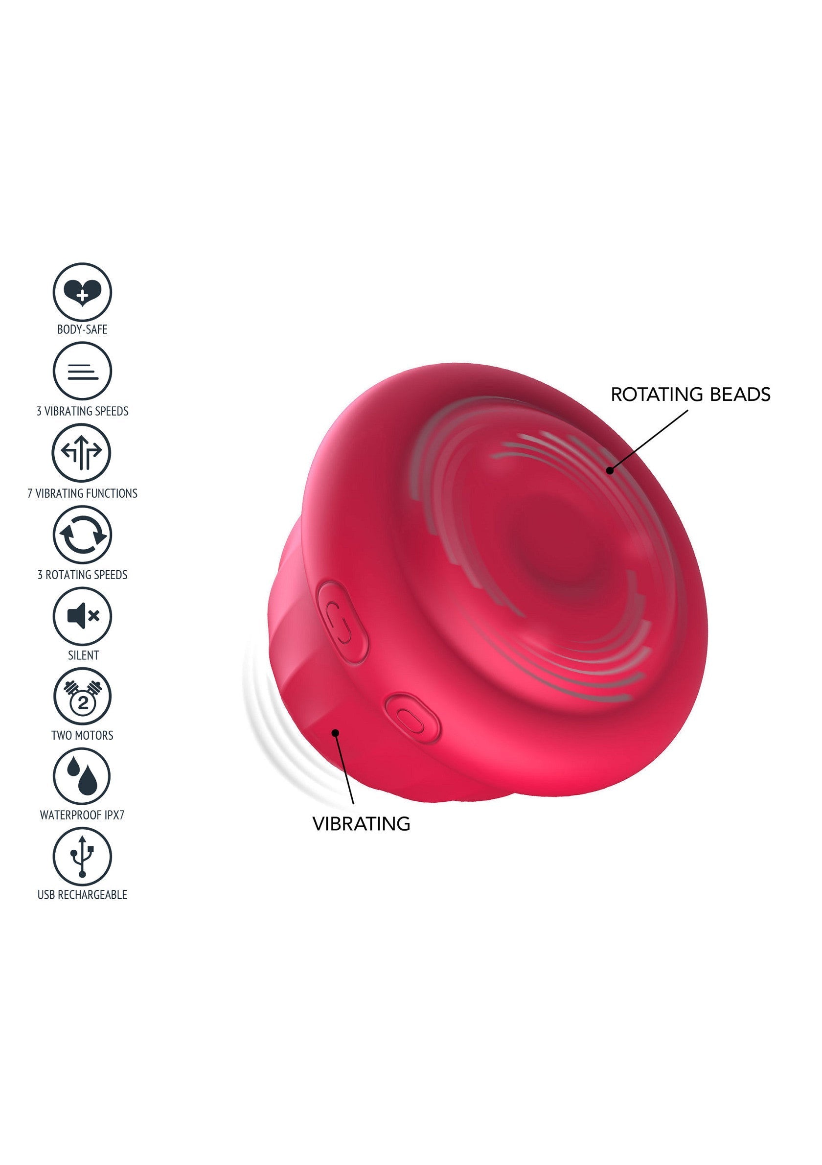 Stimulateur Xocoon Pearl Pulse Duo Stimulator