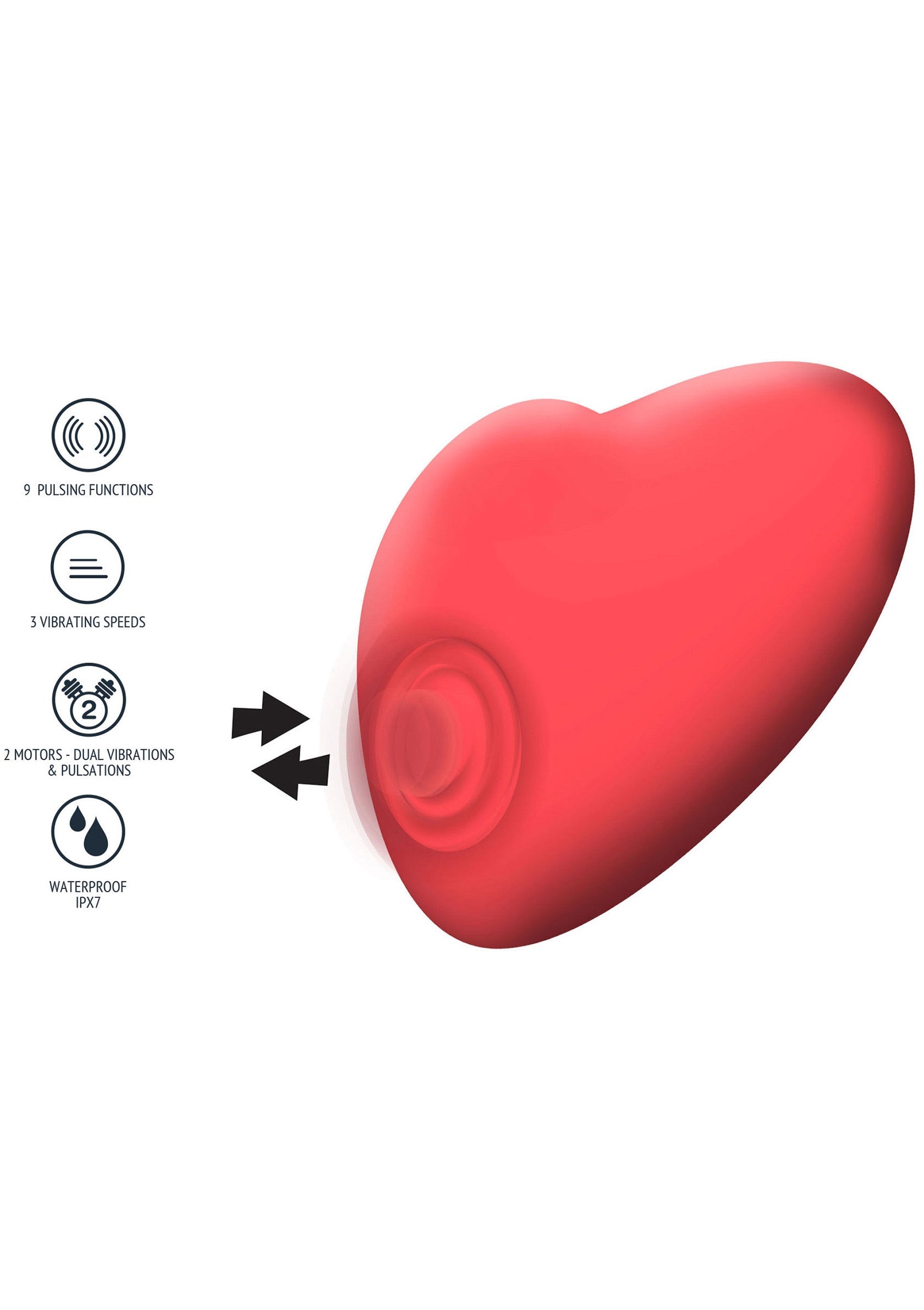 Stimulateur Xocoon Heartbeat Pulsating Stimulator