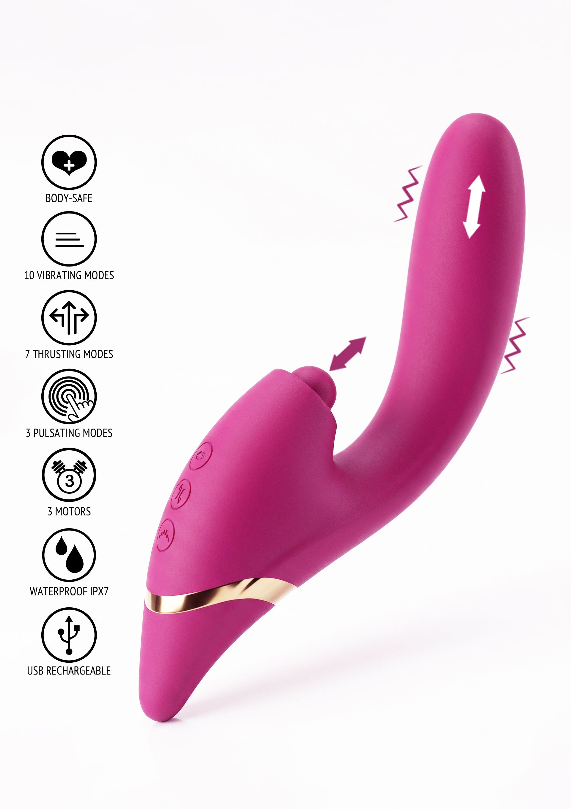 Vibromasseur Xocoon Triple Thrill Climaxer Vibrator