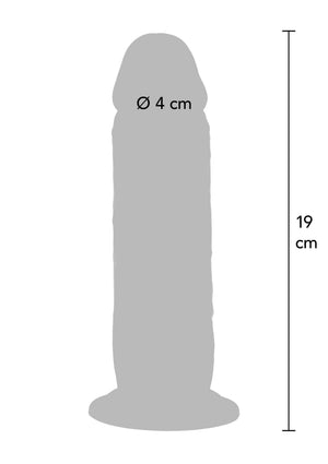 Dildo ToyJoy Foreskin Dong Vibrating Silicone 19 cm