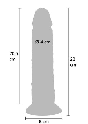 Dildo ToyJoy Foreskin Dong Silicone 22 cm