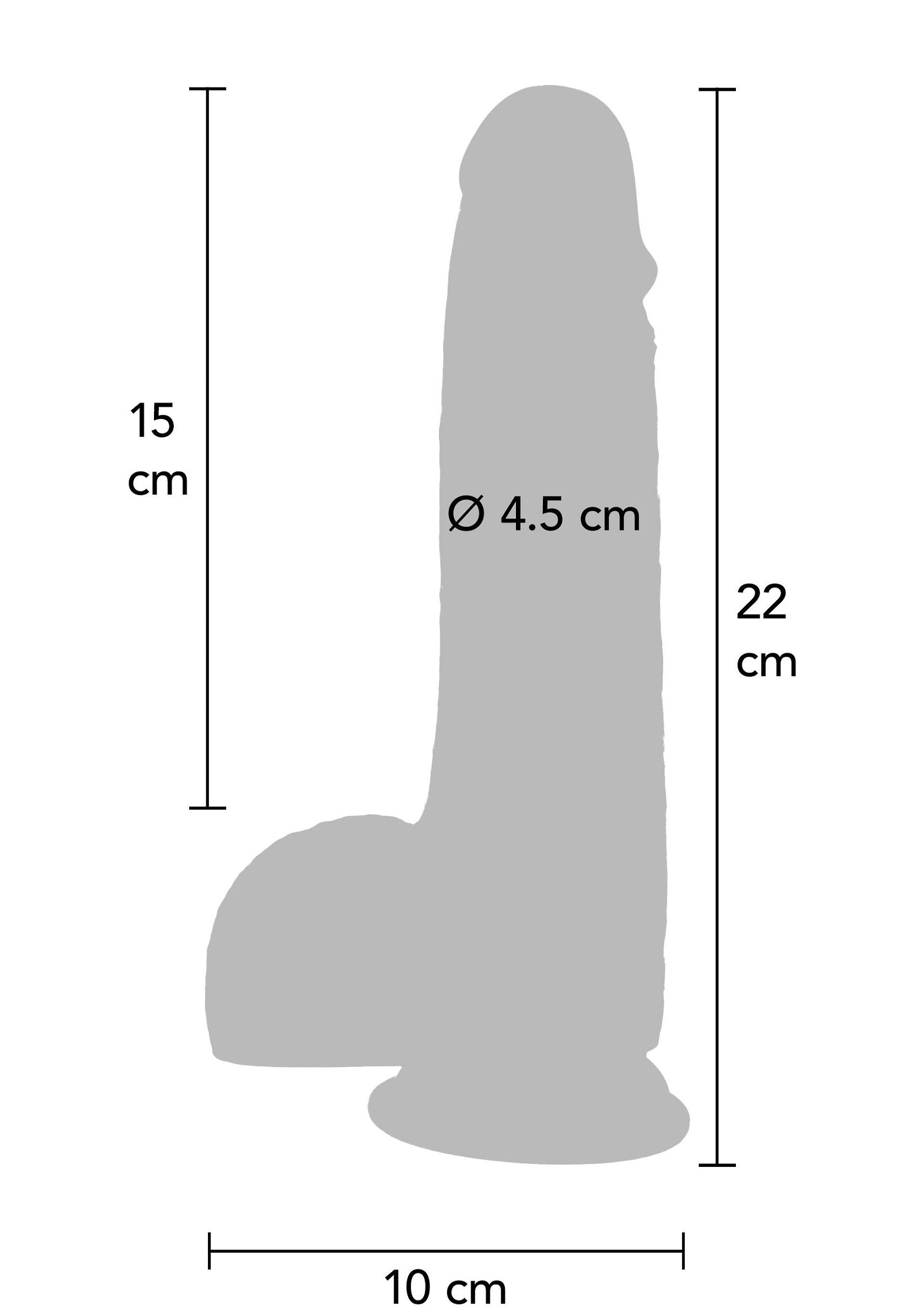 Dildo ToyJoy Foreskin Dildo Silicone 20 cm