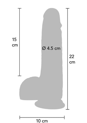 Dildo ToyJoy Foreskin Dildo Silicone 20 cm