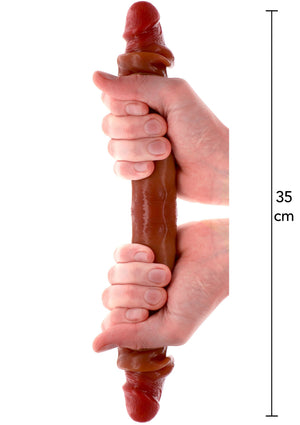 Dildo ToyJoy Foreskin Double Dong Silicone 35 cm