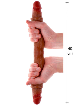 Dildo ToyJoy Foreskin Double Dong Silicone 40 cm