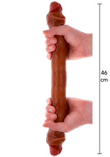 Dildo ToyJoy Foreskin Double Dong Silicone 46 cm