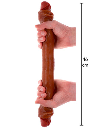 Dildo ToyJoy Foreskin Double Dong Silicone 46 cm