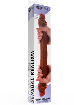 Dildo ToyJoy Foreskin Double Dong Silicone 46 cm