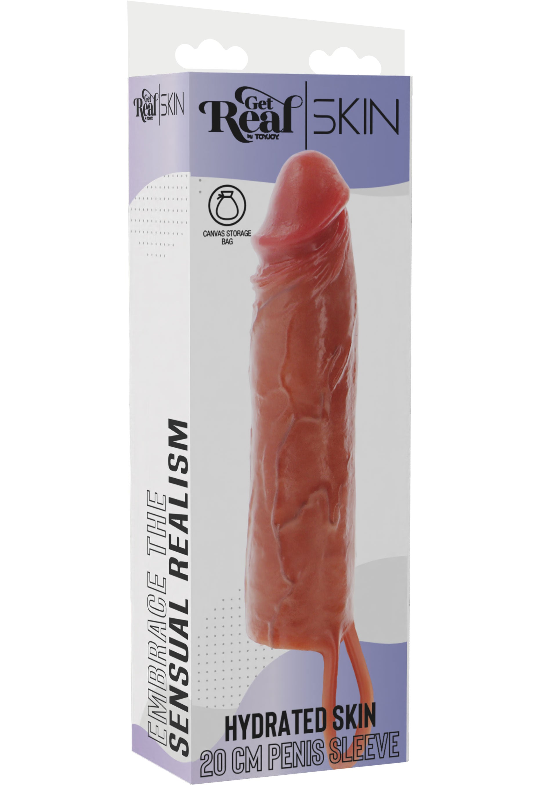 Performance masculine ToyJoy Hydrated Skin Penis Sleeve Silicone 20 cm