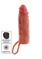 Performance masculine ToyJoy Hydrated Skin Penis Silicone Sleeve Vibrating 16 cm