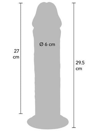 Dildo ToyJoy Deluxe Dual Density Thick Dong TPE 29.5cm