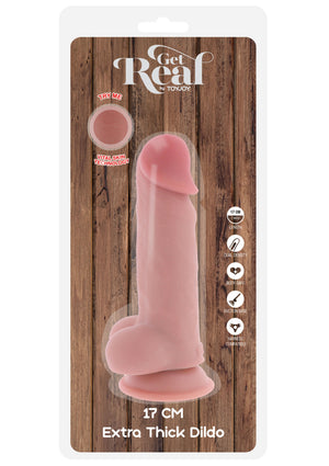 Dildo ToyJoy Deluxe Dual Density Thick Dildo TPE 17 cm