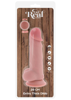 Dildo ToyJoy Deluxe Dual Density Thick Dildo TPE 20 cm