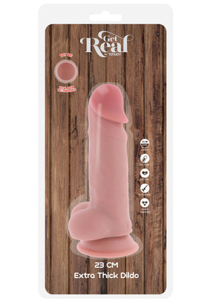 Dildo ToyJoy Deluxe Dual Density Thick Dildo TPE 23 cm