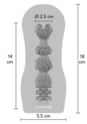Masturbateur ToyJoy Clear Wave Vacuum Stroker
