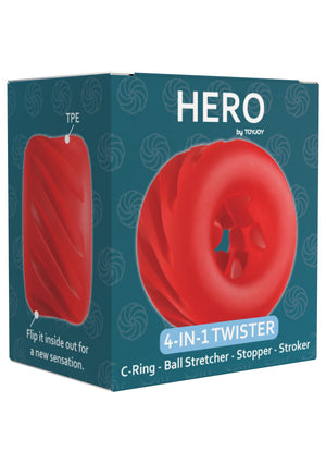 Performance masculine ToyJoy 4-in-1 Twister Ring
