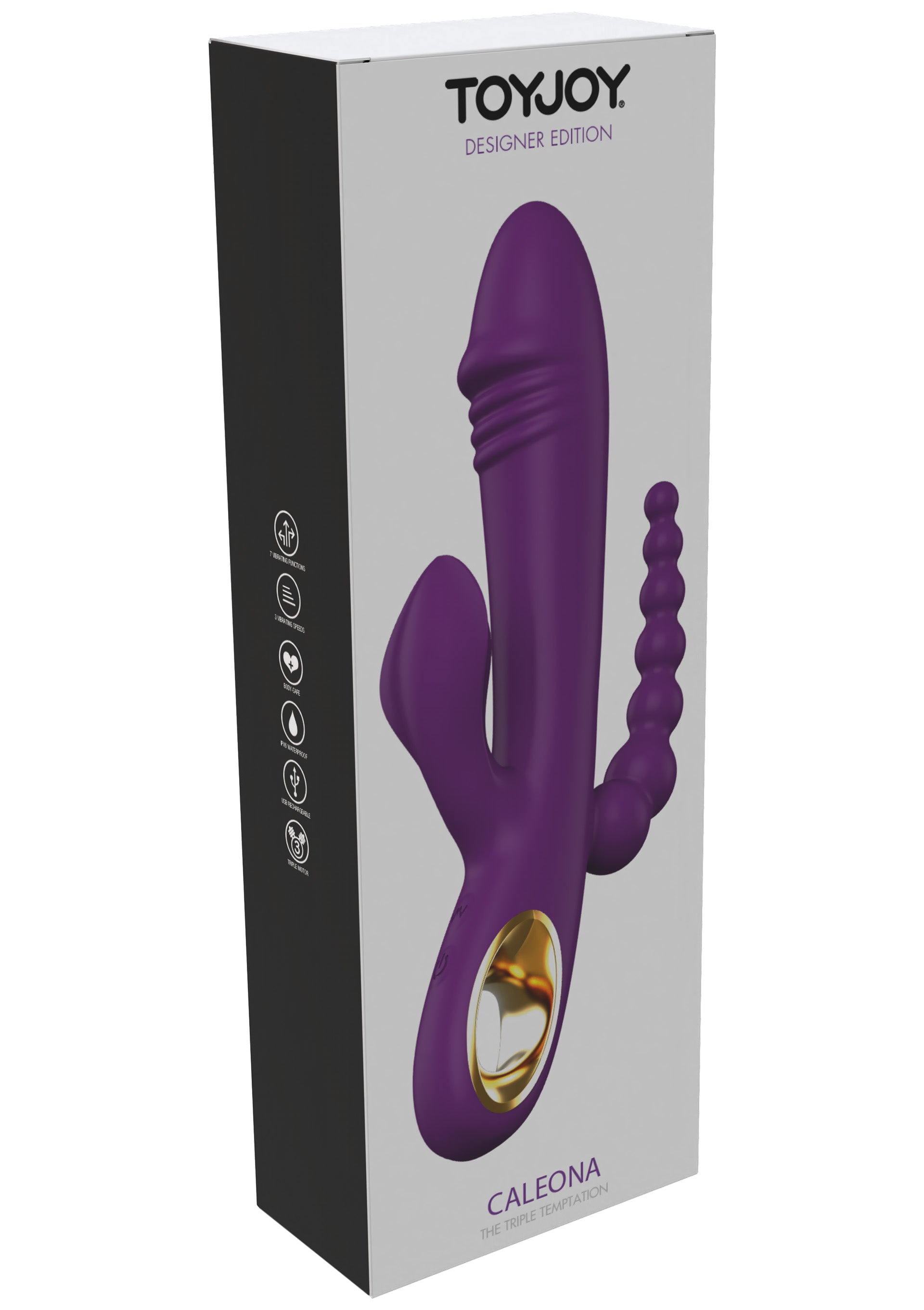 Vibromasseur ToyJoy Caleona Triple Temptation