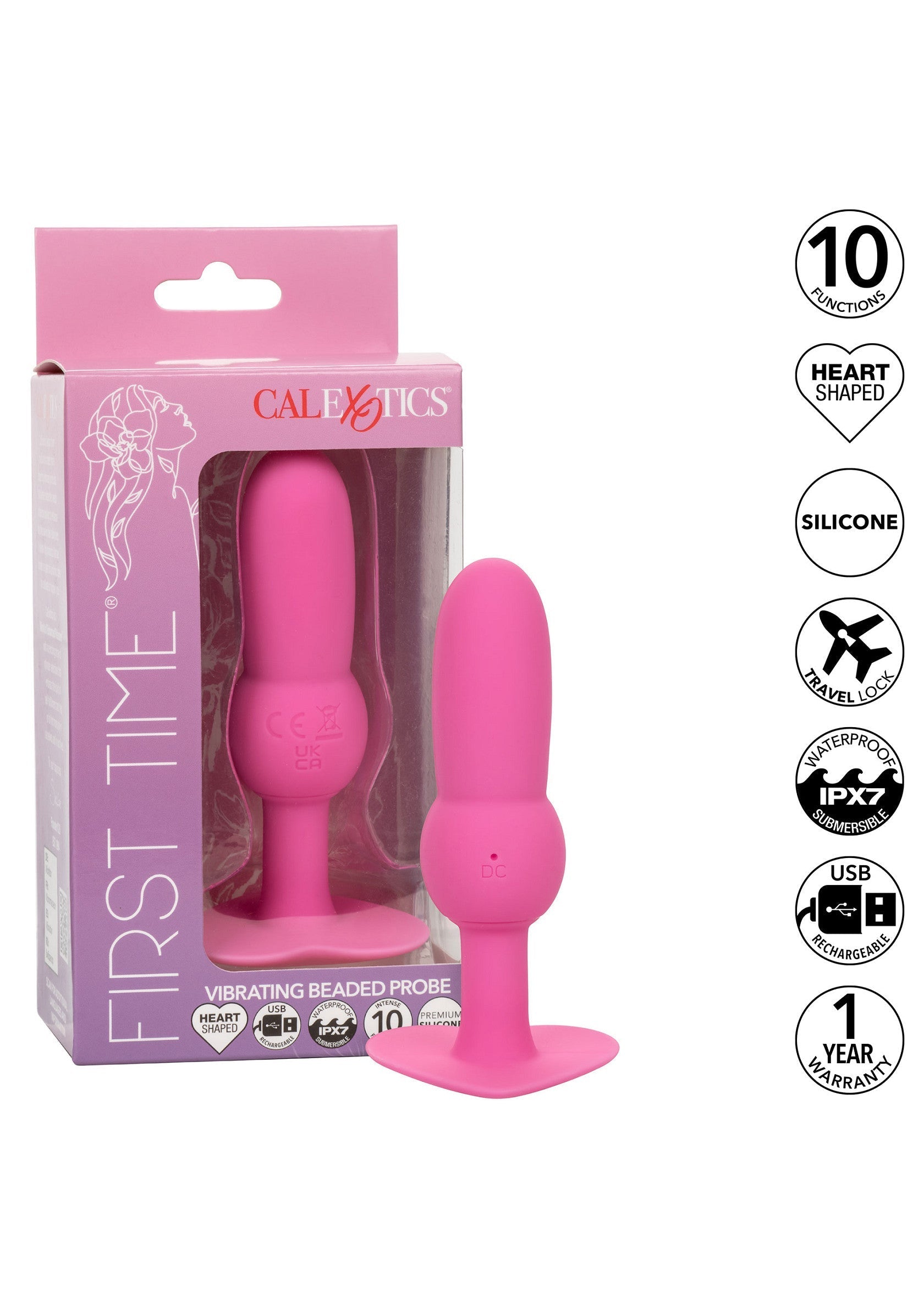 Jouet anal CalExotics Vibrating Beaded Probe