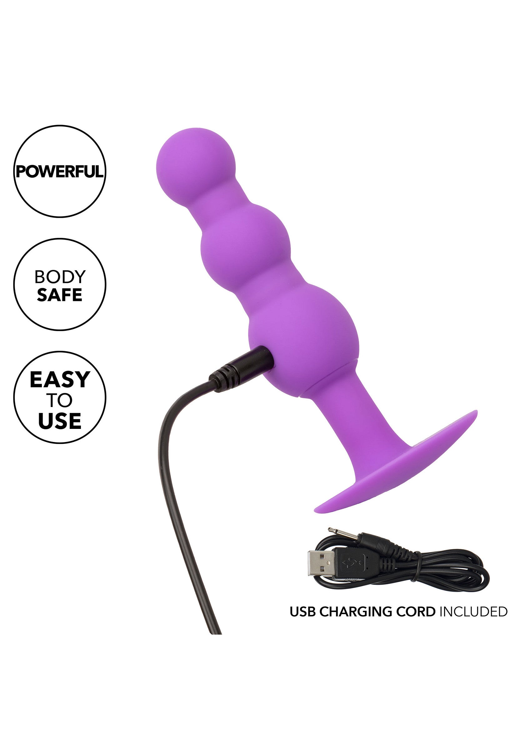 Jouet anal CalExotics Triple Beaded Probe