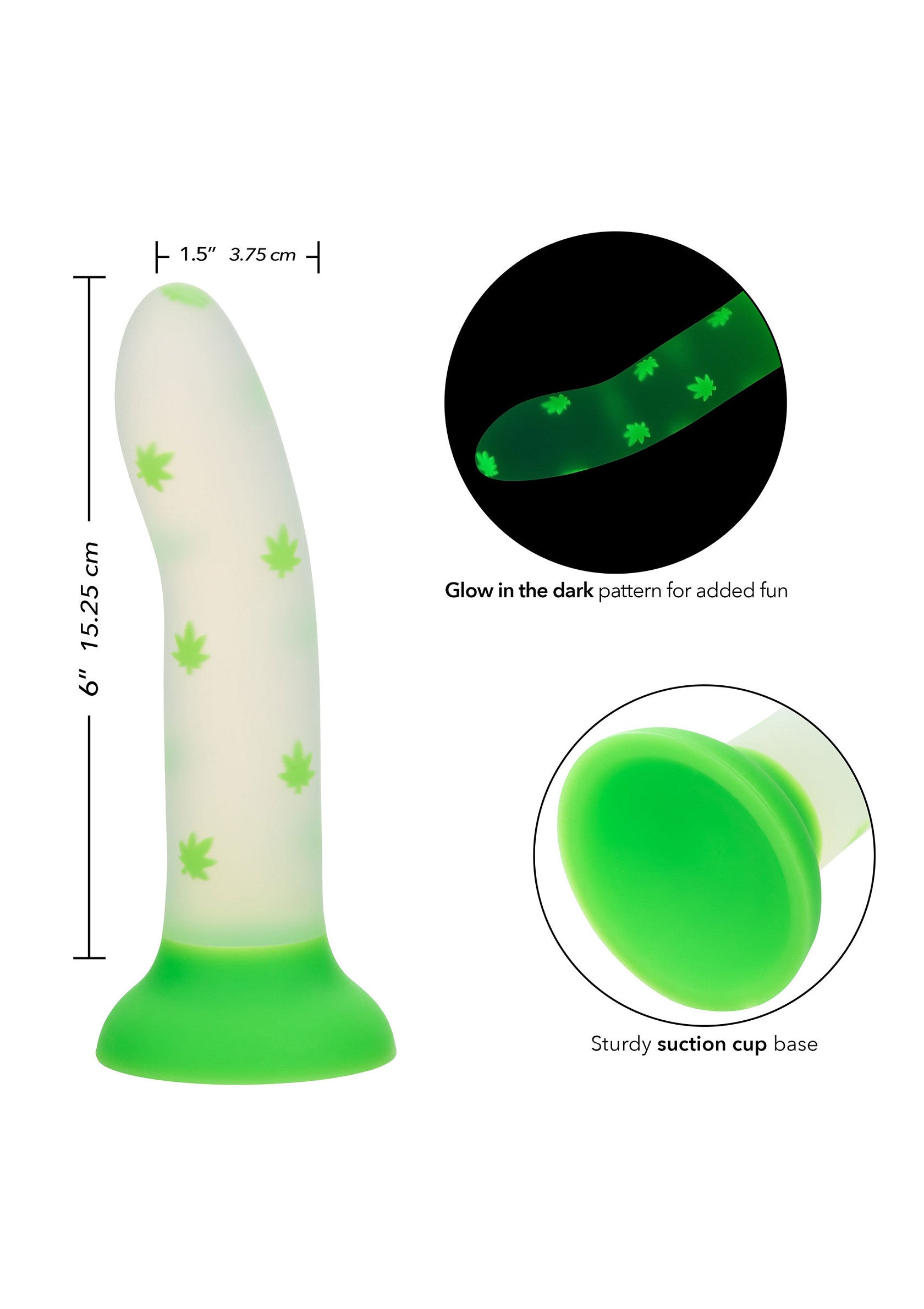 Dildo CalExotics Glow Stick Leaf