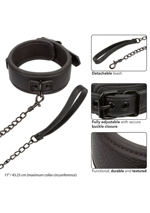 Accessoire BDSM CalExotics Nocturnal Collar & Leash