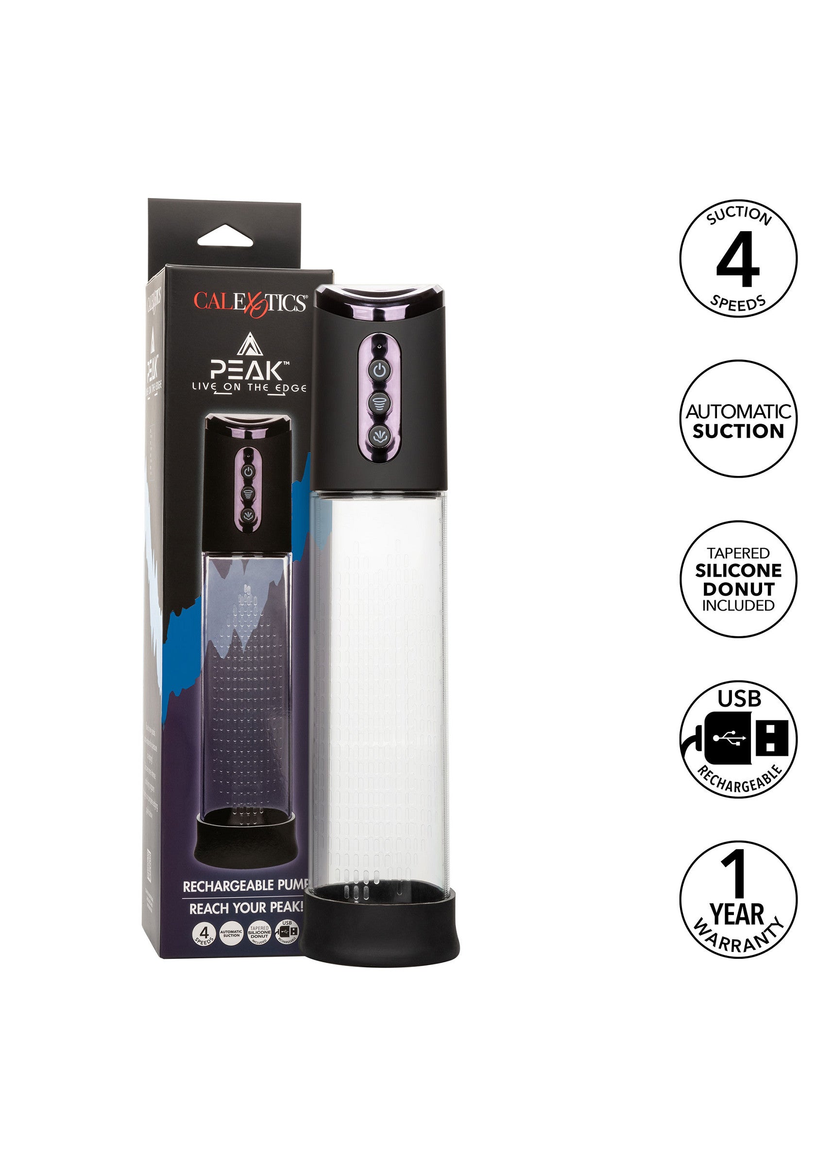 Masturbateur CalExotics Peak Rechargeable Pump