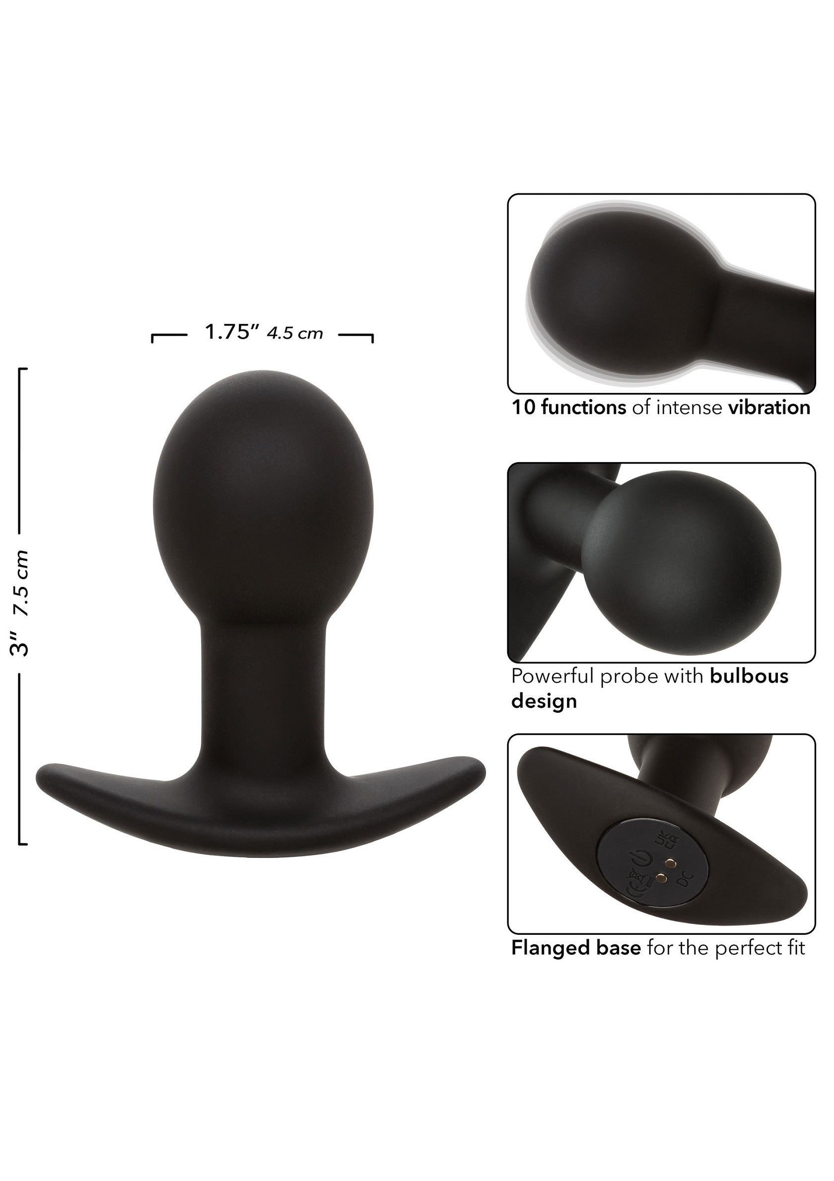 Jouet anal CalExotics Rock Bottom Pop Probe