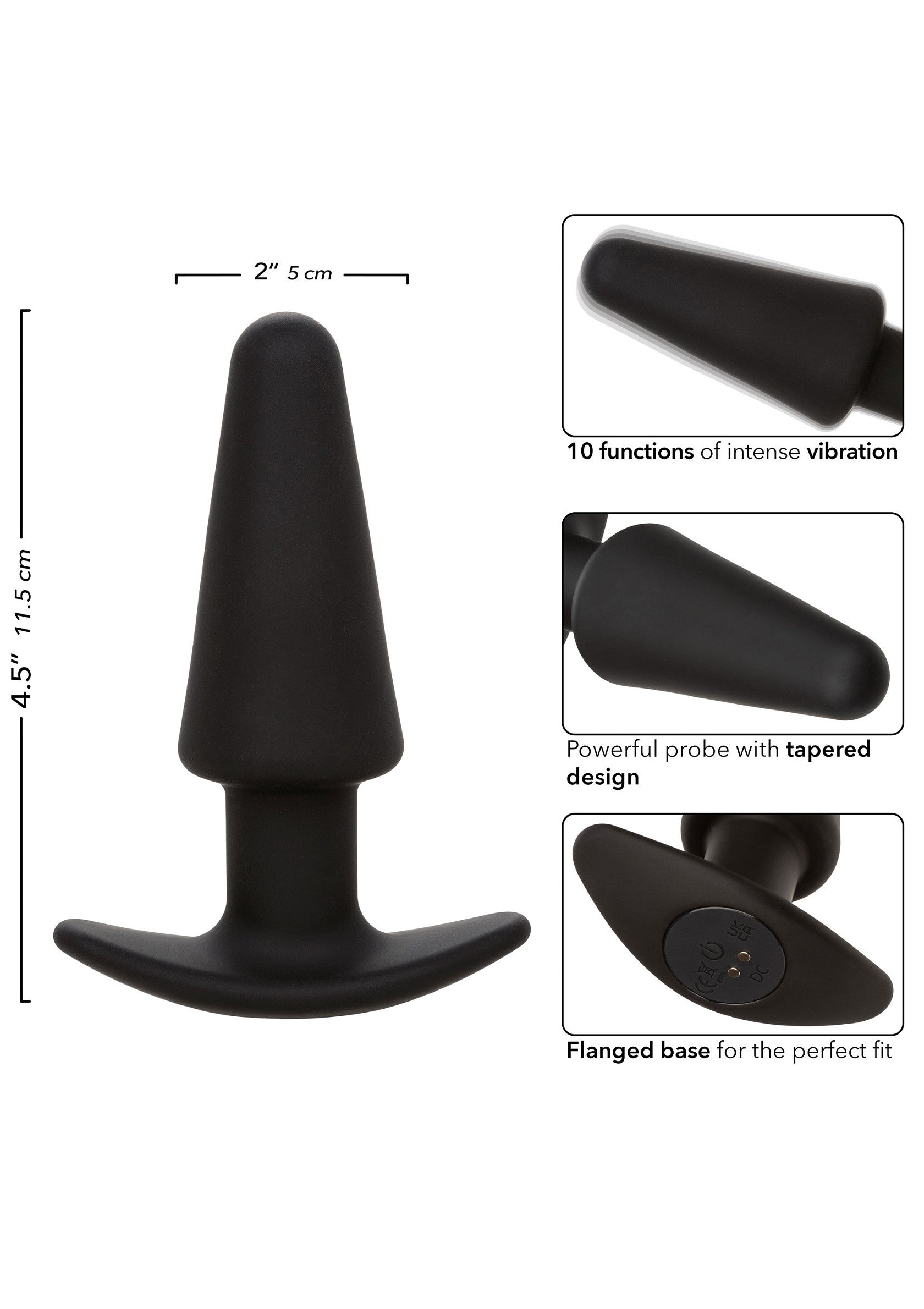 Jouet anal CalExotics Rock Bottom Tapered Probe